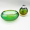 Vintage Ashtray & Lighter, in Murano Glass from Seguso, 1960s, Set of 2 3