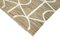 Large Beige Handwoven Decorative Flatwave Kilim Rug, Image 5