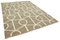 Large Beige Handwoven Decorative Flatwave Kilim Rug 2