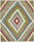 Alfombra Kilim grande de tejido plano de lana multicolor, Imagen 1
