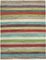 Large Vintage Turkish Multicolor Wool Kilim Rug, Image 1