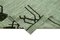 Green Hand Knotted Oriental Wool Flatwave Kilim Rug 4