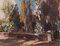 JH Schwartz, Paesaggio espressivo, Olio su tela, anni '60, con cornice, Immagine 2