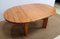 Mesa de madera con extensión integrada atribuida a Maison Regain, años 80, Imagen 10