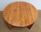 Tavolo in legno con allunga integrata attribuito a Maison Regain, anni '80, Immagine 4