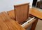 Holztisch mit integrierter Erweiterung, Maison Regain zugeschrieben, 1980er 16