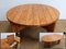 Wood Table with Integrated Extension attributed to Maison Regain, 1980s, Image 3