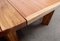 Tavolo in legno con allunga integrata attribuito a Maison Regain, anni '80, Immagine 13