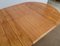 Tavolo in legno con allunga integrata attribuito a Maison Regain, anni '80, Immagine 11