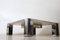 Steel Coffee Table attributed to by Giovanni Offredi for Saporiti, 1970s 2