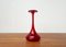Vase Solifleur Vintage en Verre Rouge par Cari Zalloni pour WMF, Allemagne 13