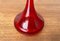 Vase Solifleur Vintage en Verre Rouge par Cari Zalloni pour WMF, Allemagne 4