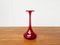 Vase Solifleur Vintage en Verre Rouge par Cari Zalloni pour WMF, Allemagne 12