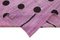 Alfombra Kilim de tejido plano de lana rosa de Anatolia, Imagen 4