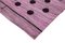 Handgefertigter Kelim-Teppich aus anatolischer Wolle in Rosa 6