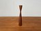 Mid-Century Danish Teak Tulip Candleholder, 1960s, Image 7