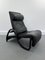 Sinus Lying Leather Black Chair from Westnofa, 1970s, Image 7
