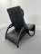 Sinus Lying Leather Black Chair from Westnofa, 1970s 8