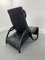 Sinus Lying Leather Black Chair from Westnofa, 1970s, Image 8