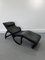 Sinus Lying Leather Black Chair from Westnofa, 1970s 10