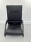 Sinus Lying Leather Black Chair from Westnofa, 1970s 5