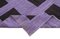 Turkish Purple Handmade Wool Flatwave Kilim Rug, Image 4