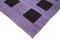 Tapis Kilim en Laine Fait Main Violette 6