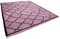 Purple Hand Knotted Oriental Wool Flatwave Kilim Rug, Image 2