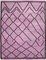 Purple Hand Knotted Oriental Wool Flatwave Kilim Rug 1