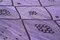 Grand tapis Kilim décoratif tissé à la main violet 4