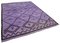 Purple Handwoven Decorative Flatwave Large Kilim Rug 2