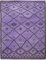 Purple Handwoven Decorative Flatwave Large Kilim Rug 1