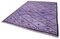 Purple Handwoven Decorative Flatwave Large Kilim Rug, Image 3