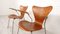 Sillas Butterfly 3207 vintage de teca de Arne Jacobsen para Fritz Hansen de Arne Jacobsen, años 50. Juego de 2, Imagen 7