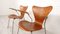 Vintage Teak Butterfly Chairs 3207 from Arne Jacobsen for Fritz Hansen by Arne Jacobsen, 1950s, Set of 2, Image 7