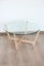 Round Coffee Table in Glass Tray and Beech Base, 1960s 1