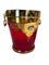 Copas de champán de Murano con cubo de champán de cristal de Murano, años 60. Juego de 7, Imagen 11
