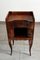 Wooden Bedside Table with Brass Handles, Italy, 1900s 10