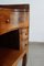 Wooden Bedside Table with Brass Handles, Italy, 1900s 2