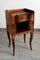 Wooden Bedside Table with Brass Handles, Italy, 1900s 13