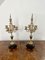Victorian Brass and Marble Candelabras, 1860s, Set of 2 4