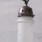 Lámpara colgante Mid-Century pequeña de vidrio opaco, años 60, Imagen 2