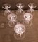 French Crystal Glass Wine Glasses from Baccarat, 1970s, Set of 6, Image 5
