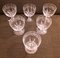 French Crystal Glass Wine Glasses from Baccarat, 1970s, Set of 6 3