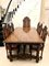 Victorian Carved Figured Walnut Centre or Dining Table, Italy, 1860s, Image 4