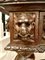 Victorian Carved Figured Walnut Console Table, Italy, 1860s 19