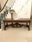 Victorian Carved Figured Walnut Console Table, Italy, 1860s, Image 3
