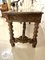 Victorian Carved Figured Walnut Console Table, Italy, 1860s 10