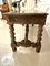 Victorian Carved Figured Walnut Console Table, Italy, 1860s, Image 10