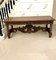 Victorian Carved Figured Walnut Console Table, Italy, 1860s 1